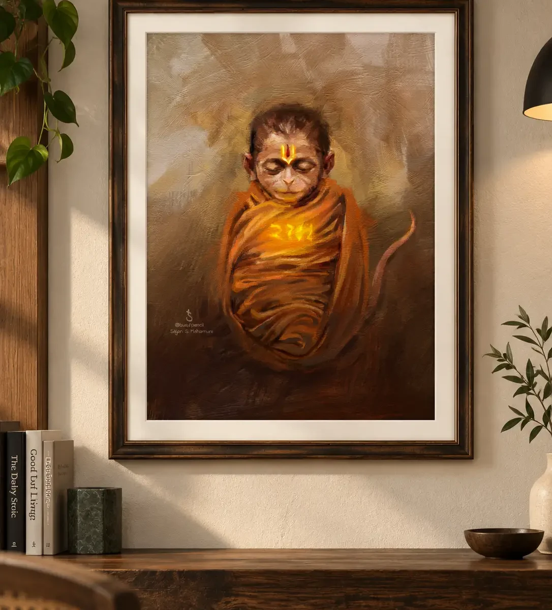Bal Hanuman  | Hanuman Art Print