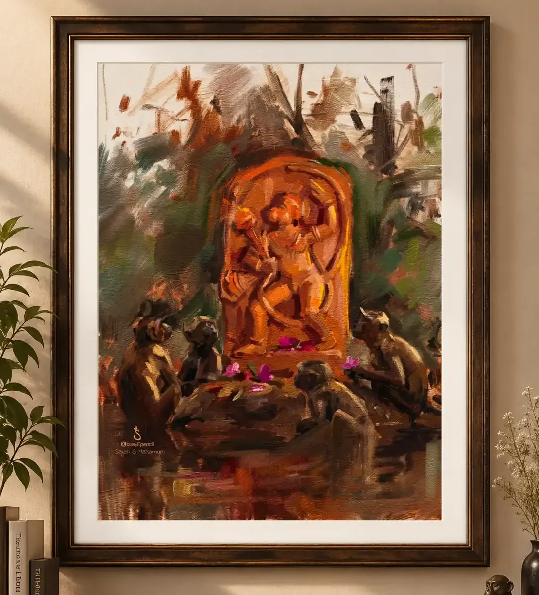 The Guardian  | Hanuman Art Print