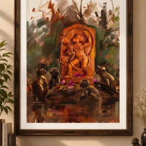 The Guardian  | Hanuman Art Print