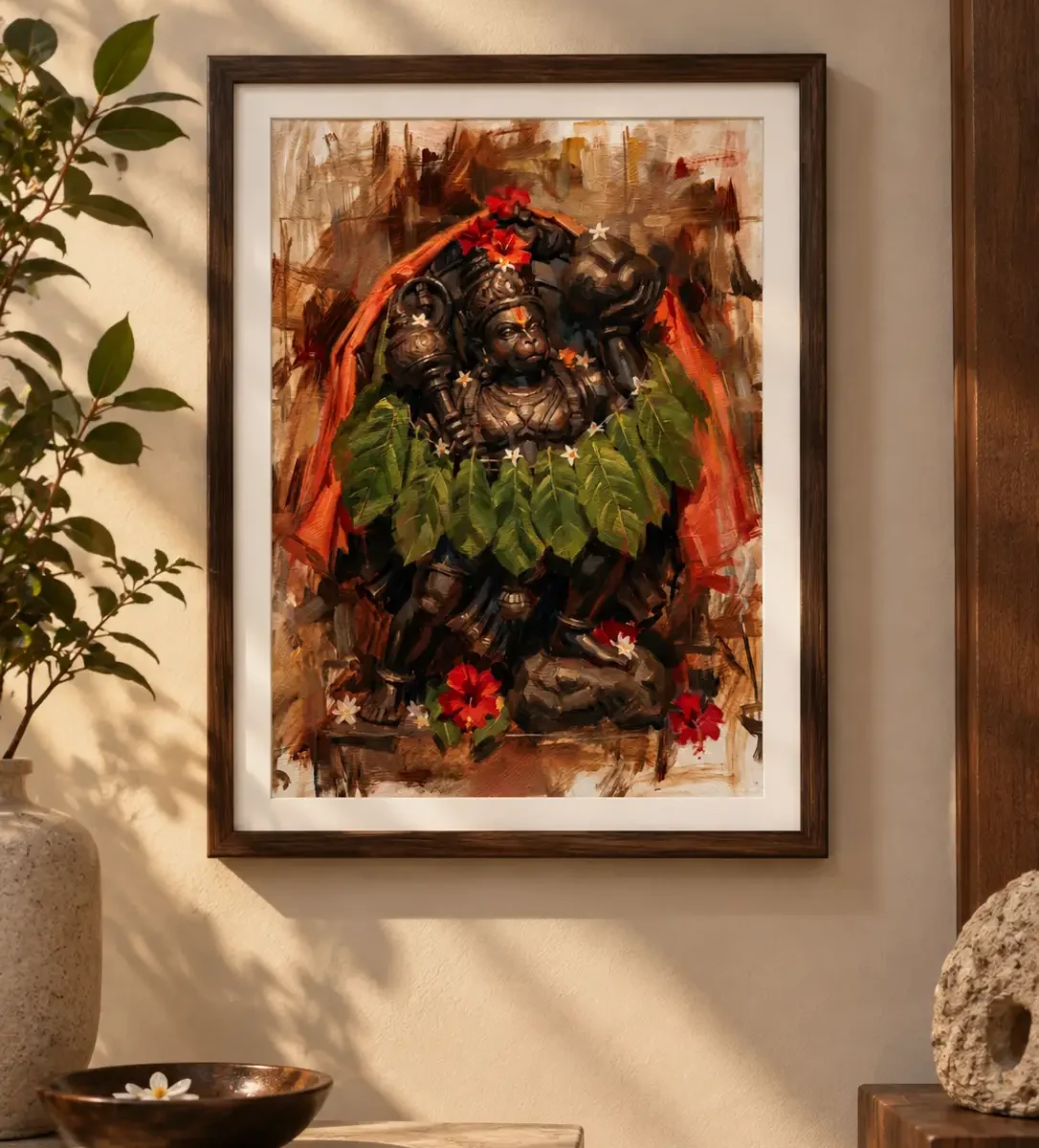 The Unshaken | Hanuman Art Print