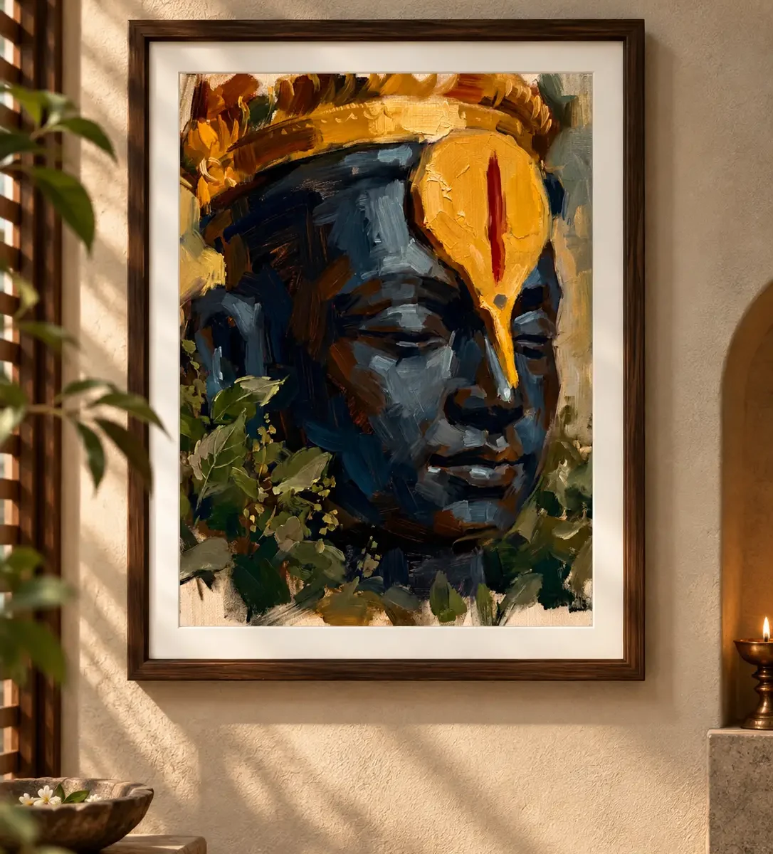 The Face of Faith | Vitthal Art Print