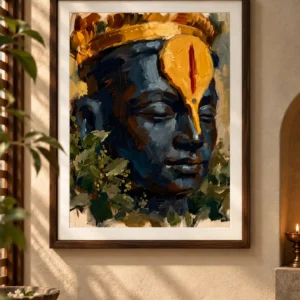 The Face of Faith | Vitthal Art Print