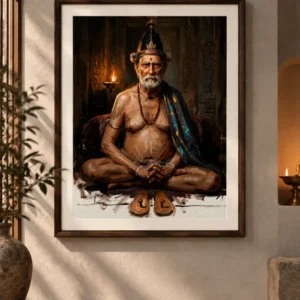 Right Behind You | Swami Samarth Art Print