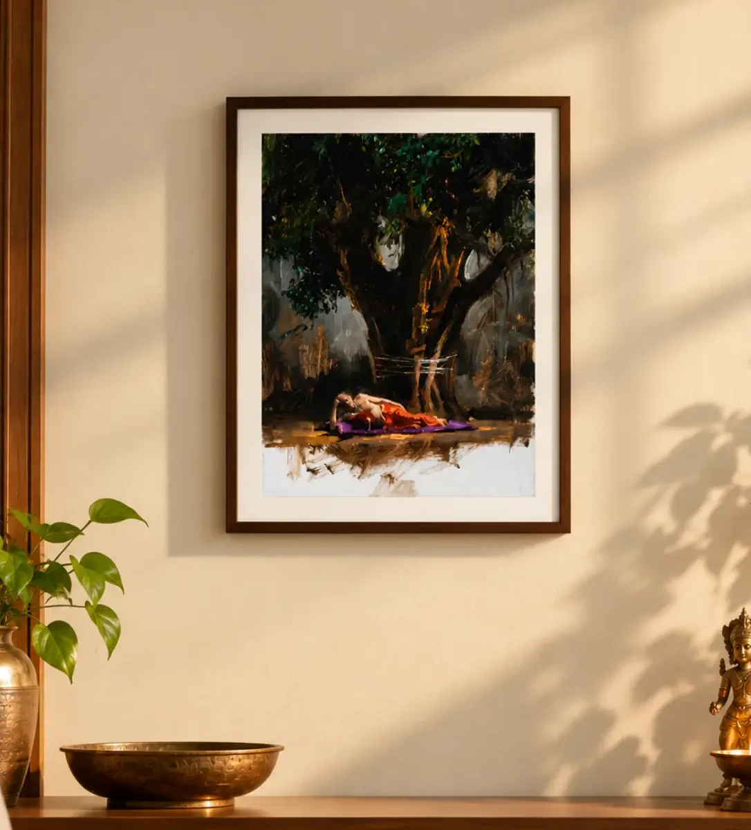 Samarth Krupa | Swami Samarth Art Print