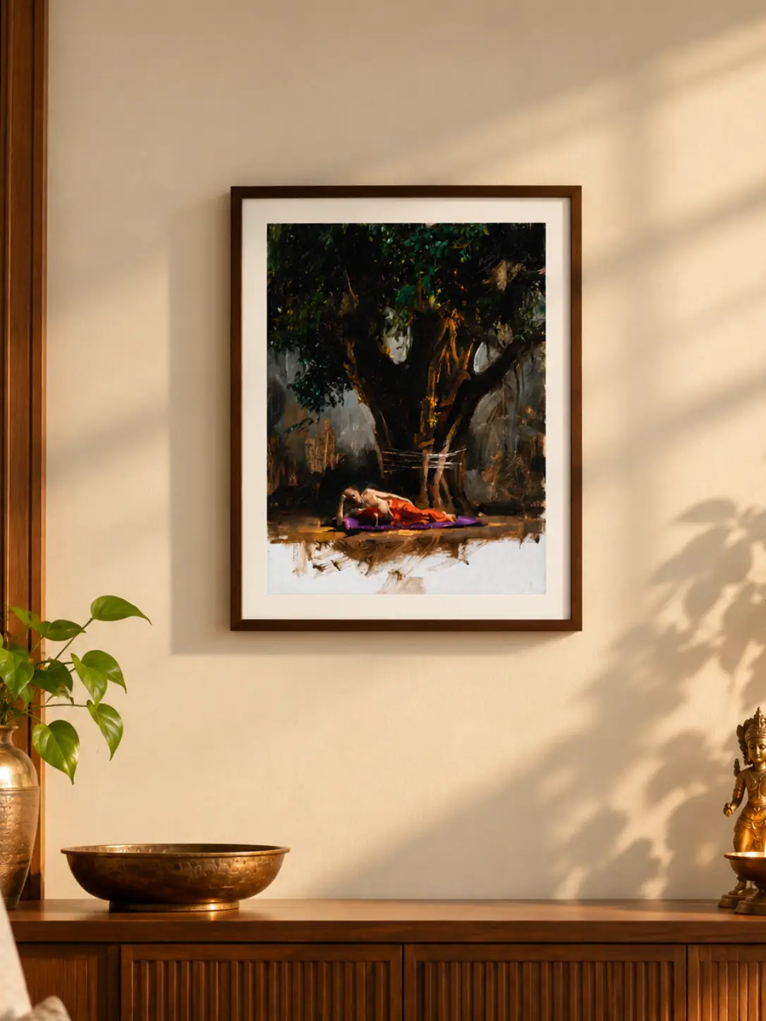 Samarth Krupa | Swami Samarth Art Print
